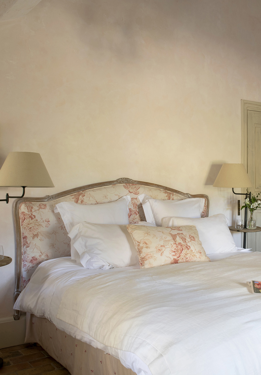 La chambre rose de la Bastide de Dalméran